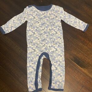 The HONEST Company organic cotton reversible one piece jumpsuit coverall